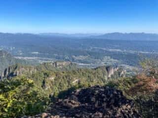 妙義山 登山道からの景色