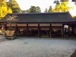 春日大社の幣殿・舞殿