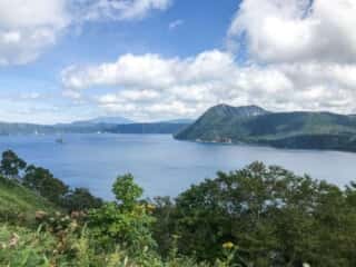 摩周岳登山道からの景色