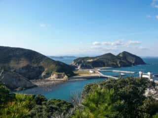 伊島の自然 伊島の山道からの景色