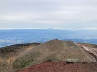 岩手山登山道からの景色