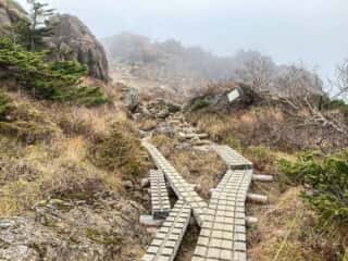 早池峰山 登山道
