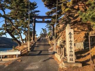 黄金山神社　表山道