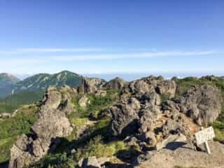妙高山 山頂からの展望