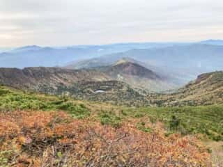 岩手山登山道からの景色