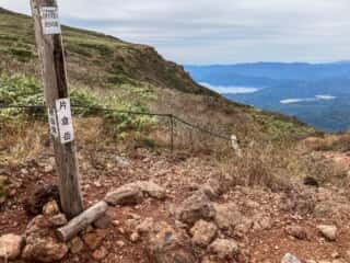 秋田駒ヶ岳登山道 片倉岳