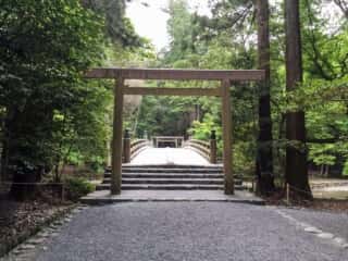 伊勢神宮別宮　風日折宮への参道