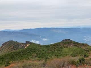 岩手山登山道からの景色
