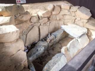 船来山古墳群と出土品　154号墳(伊久良河宮比定地)