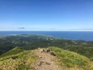 礼文岳登山道からの展望
