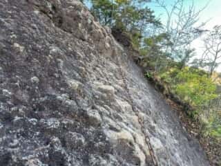 妙義山 登山道 鎖場