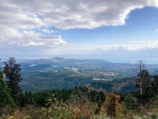 真山頂上からの景色