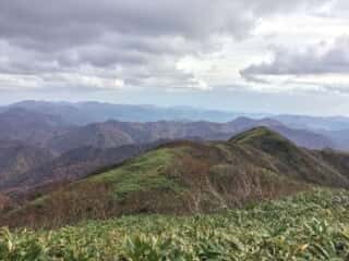 白神岳登山道からの景色