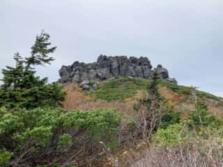岩手山登山道からの景色