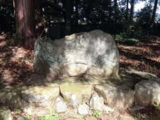 阿紀神社　石碑　 (宇多秋宮比定地)
