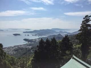 西の滝 龍水寺からの景色