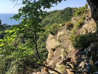 竹ヶ島頂上からの展望