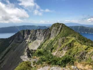 摩周岳登山道からの景色