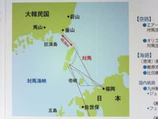 対馬への航海路