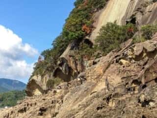 鬼ケ城の奇石