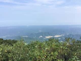 三瓶山頂からの景色