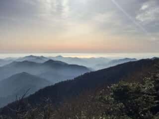 剣山頂上よりの展望