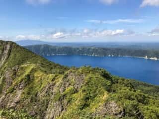摩周岳登山道からの景色