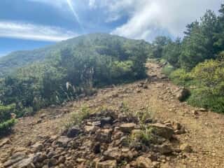 屏風岳・刈田岳 登山道