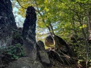 妙義山 登山道