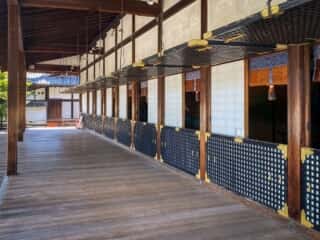 大覚寺　宸殿の廊下