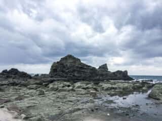 千畳敷海岸の光景