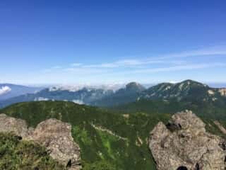 妙高山 山頂からの展望山
