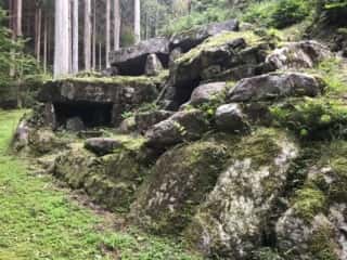 熊野神社遺跡内の遺構
