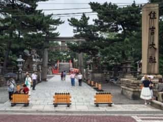 住吉大社 参道の鳥居