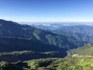 観光新道登山道からの景色