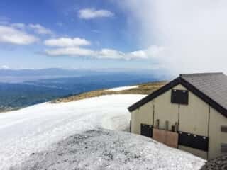 月山月山神社本宮からの景色