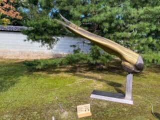 仁和寺　庭園のオブジェ