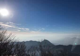 黒檜山 登山道からの景色