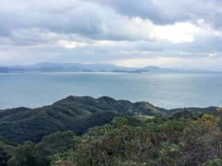 大島御嶽山展望台からのビュー