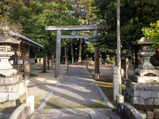 神戸神社 参道 (穴穂宮比定地)
