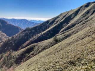 剣山・次郎笈 登山道の景色