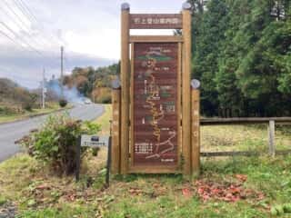 石上登山案内図