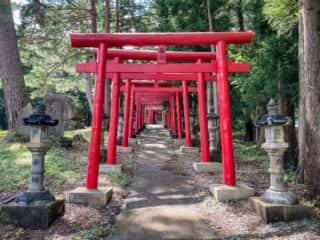 大石神社　参道の鳥居