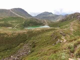 九重山 中岳山頂からの景色