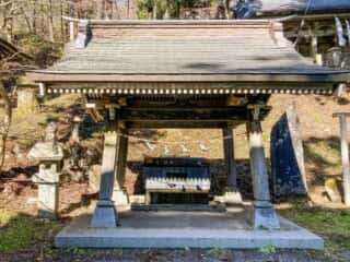 室根山　室根神社手水舎