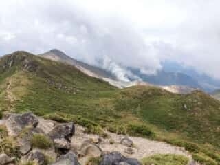 九重山 中岳山頂からの景色