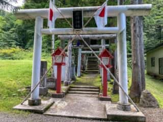 石神神社　鳥居　青森
