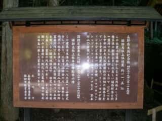 諏訪大社　長野県天然記念物