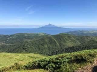 礼文岳登山道からの展望