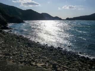 伊島の美しい海岸線